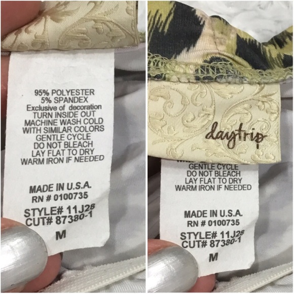 Daytrip Snakeskin & Cheetah Tube Top/Dress M - Picture 8 of 8